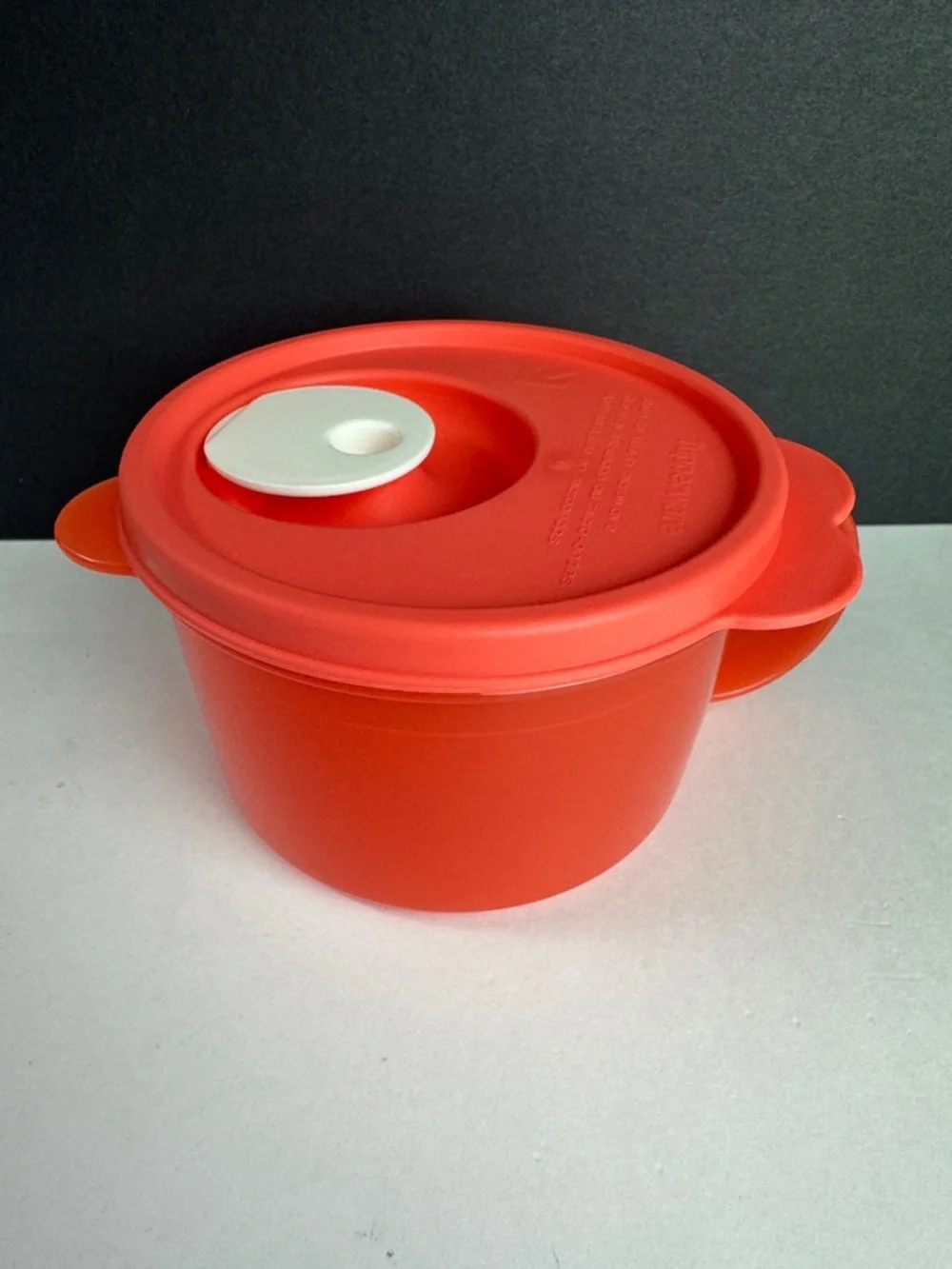 Tupperware Crystalwave plus soup mug microwavable 2 cup / 500ml new orange